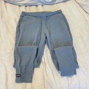 Alphalete blue-gray athletic joggers
